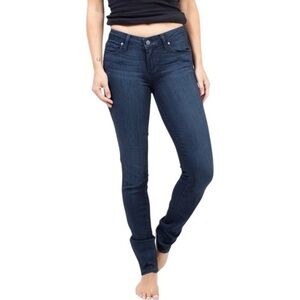 Paige Skyline Skinny Denim Women's Size 26 Dark Wash Stretch Mid Rise Blue